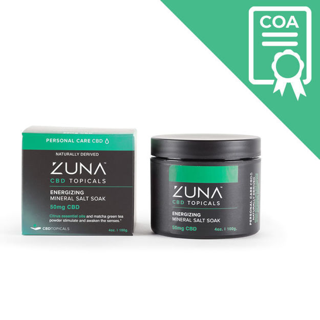 Picture of COA - Energizing Mineral Salt Soak - Lot# 00768