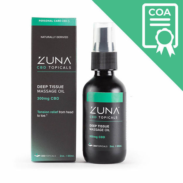 Picture of COA - Deep Tissue Massage Oil - Lot# 00761