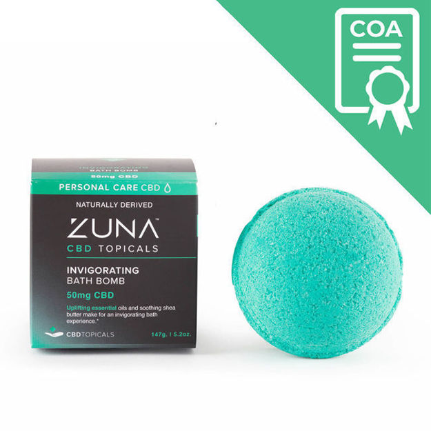 Picture of COA - Invigorating Bath Bomb - Lot# 00773