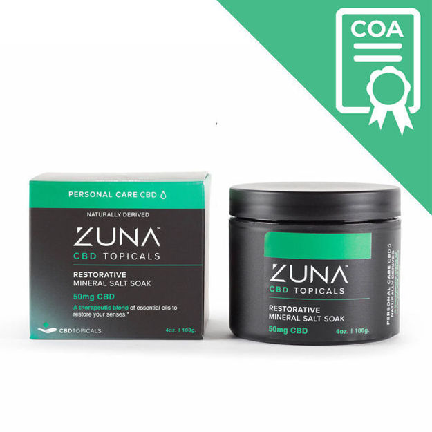 Picture of COA - Restorative  Mineral Salt Soak - Lot#  00817